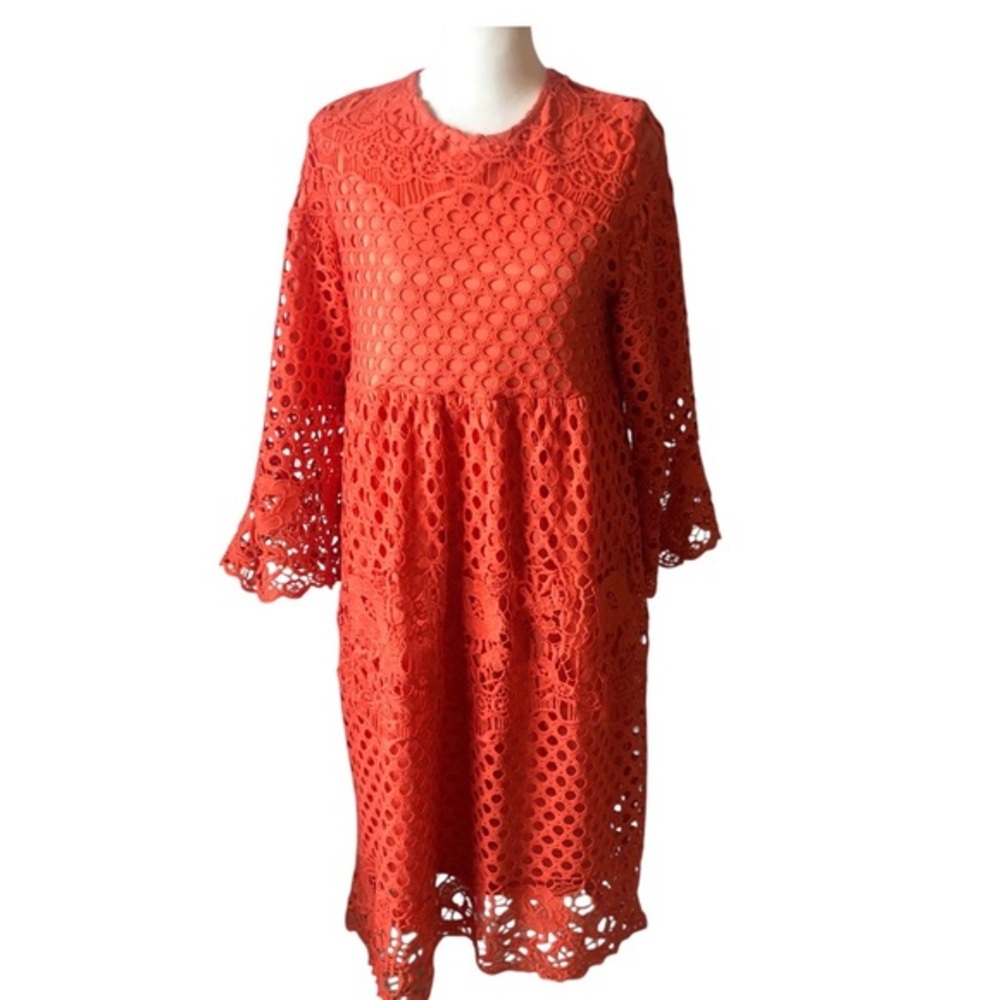Orange Creek Lace Midi Dress — Size S — Excellent Condition